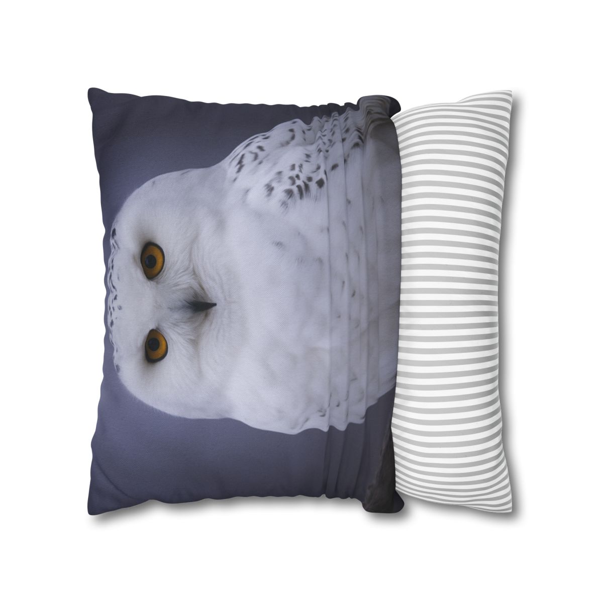 Twilight Watcher Snowy Owl comfortable bedding pillow covers