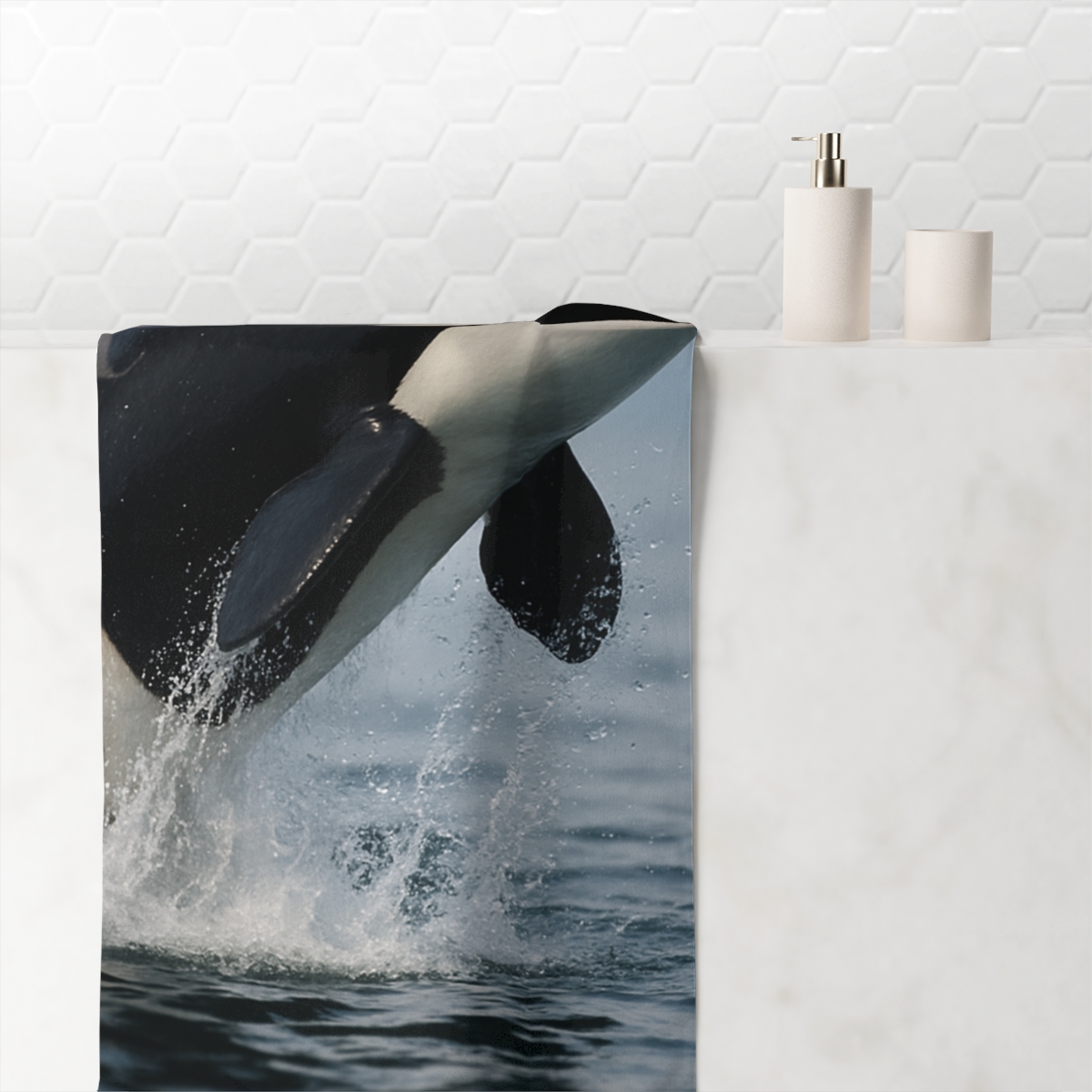 Glacier Echo Orca unique gift towels