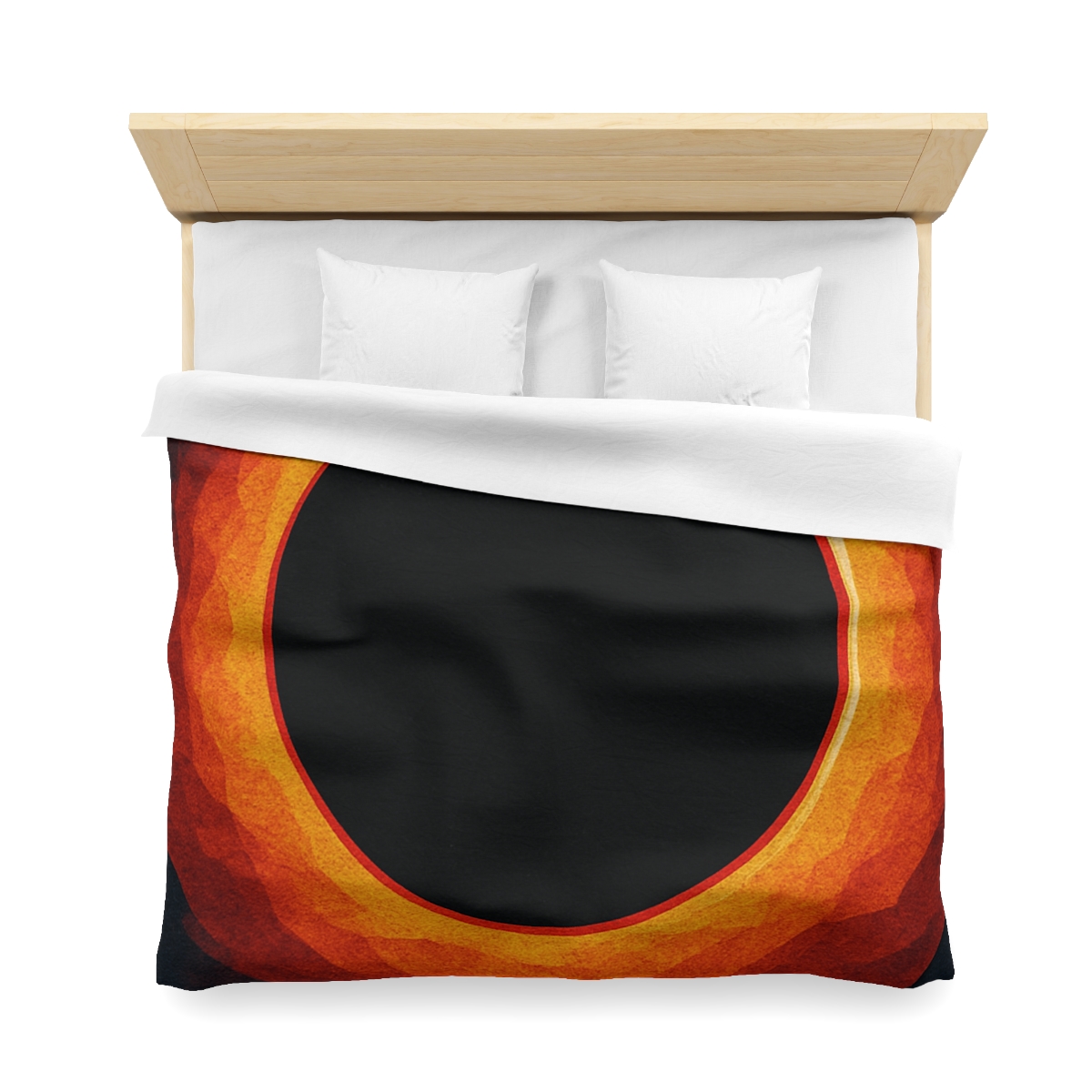 Event Horizon Paper Cut Silhouette custom duvets