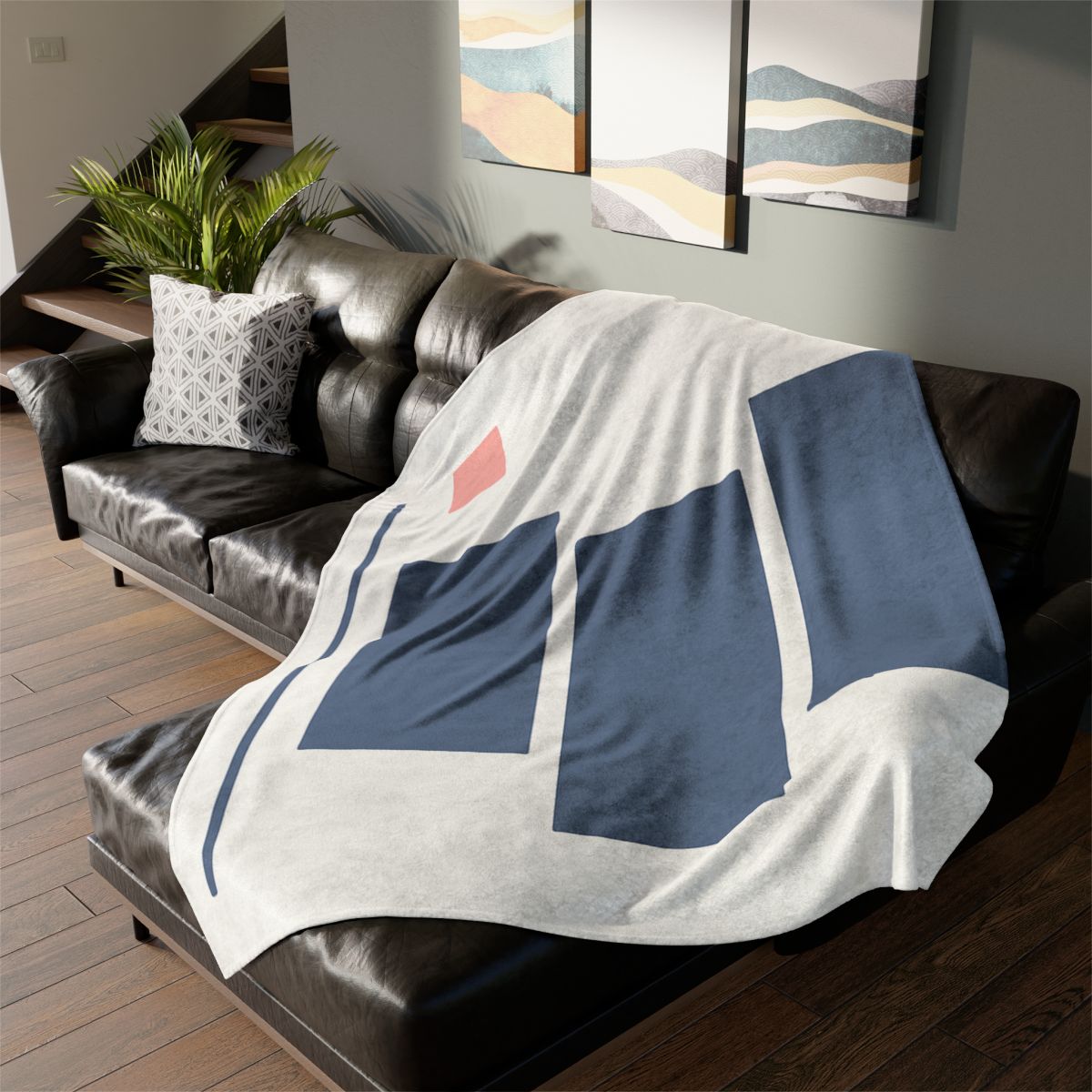 Balanced Rectangle Drift decorative home blankets