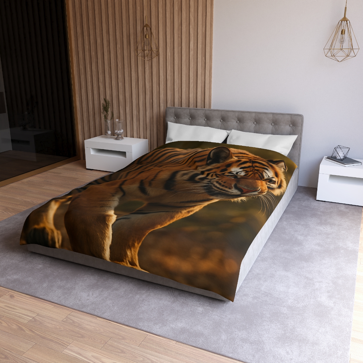Forest Stalker Bengal Tiger duvets for gifts