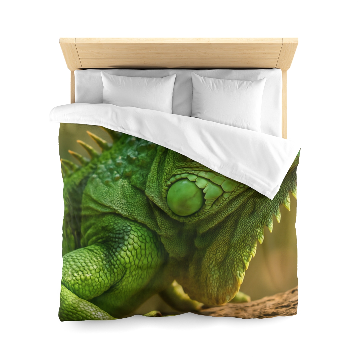 Green Iguana Sun Poise personalized bedding duvets