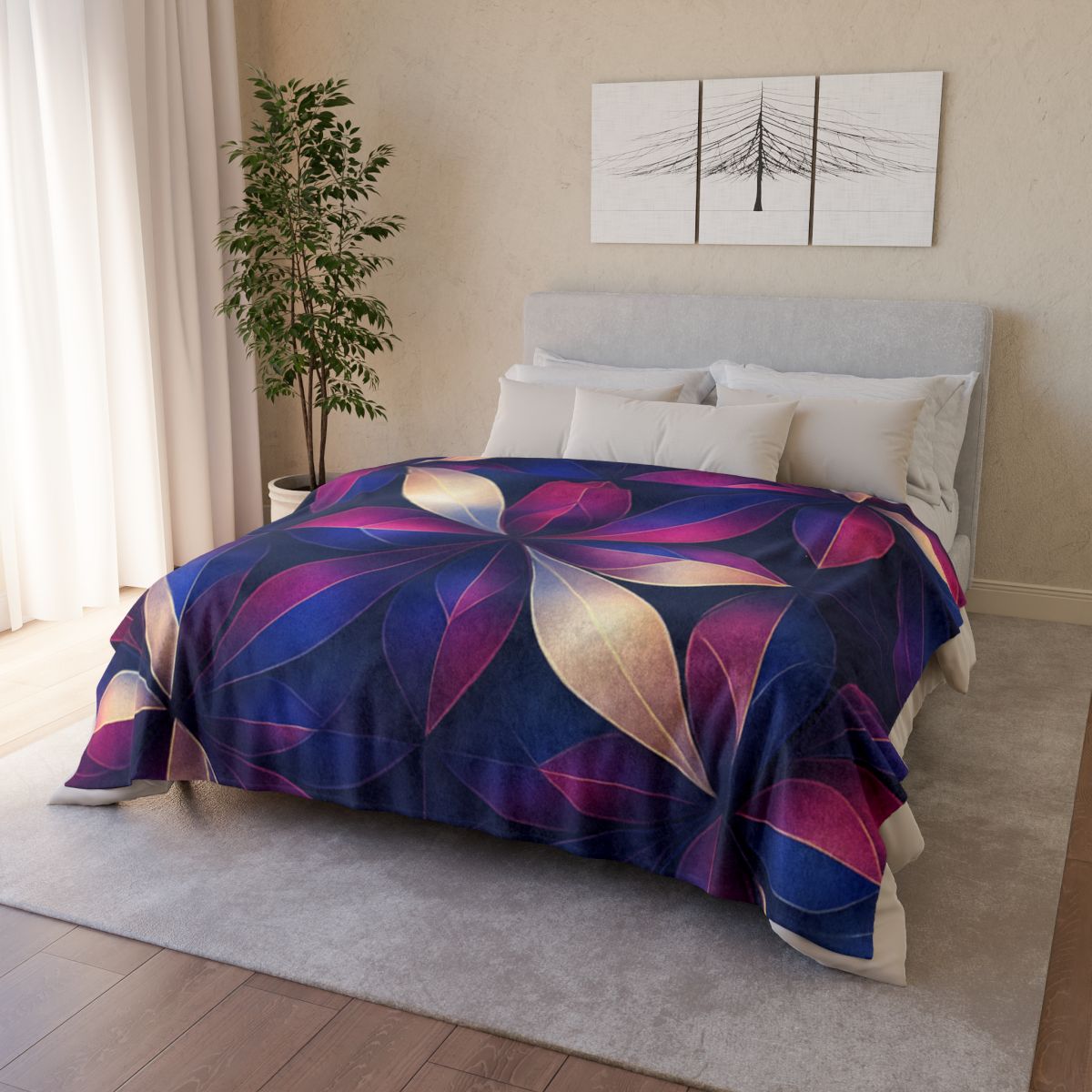 Petal Prism Tessellation trendy patterned blankets