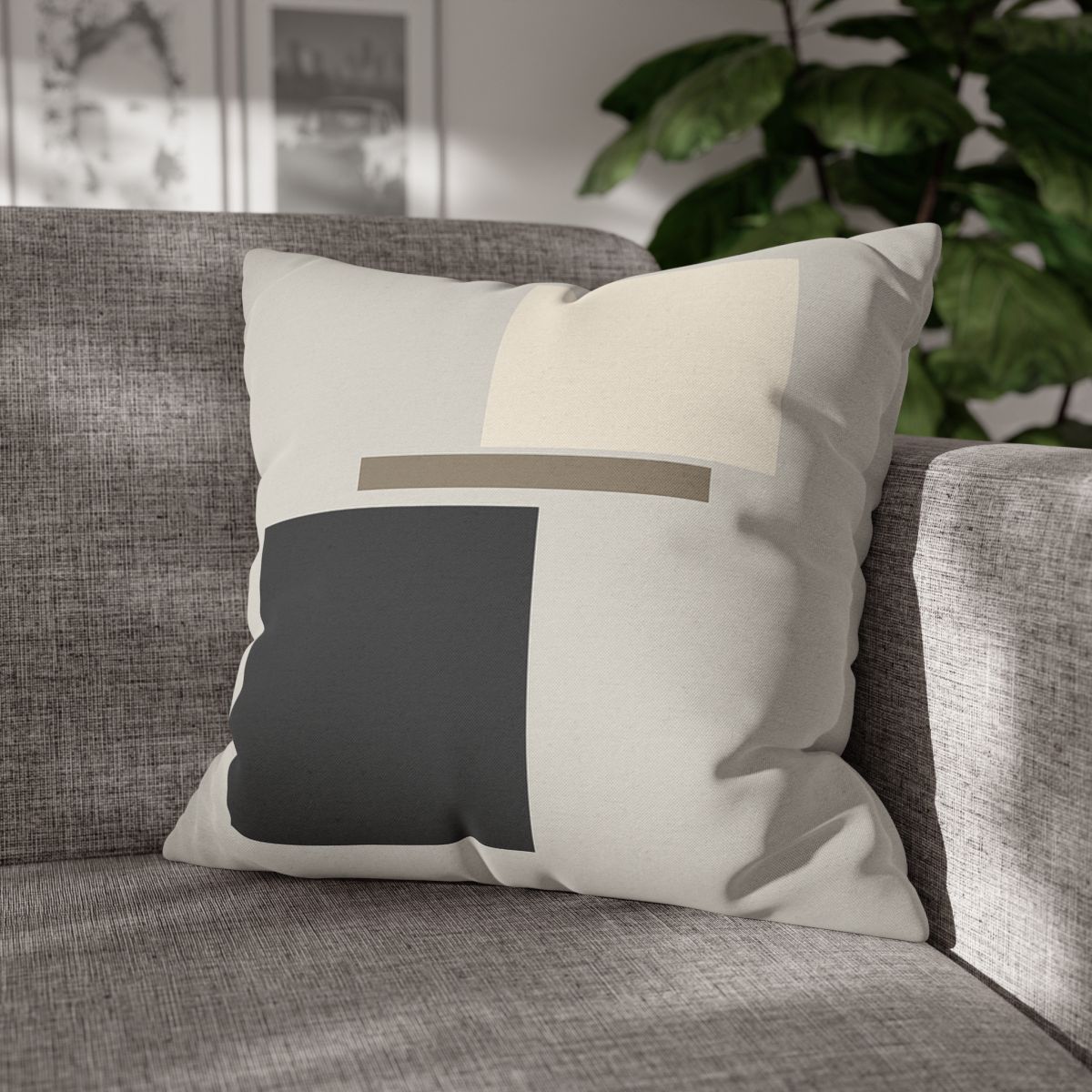 Offset Rectangle Pause custom pillow cases