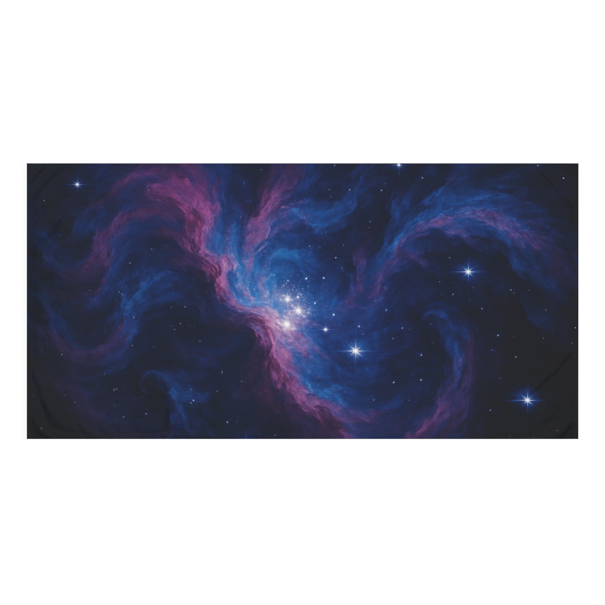 Starlit Nebula Cascade comfortable face towels