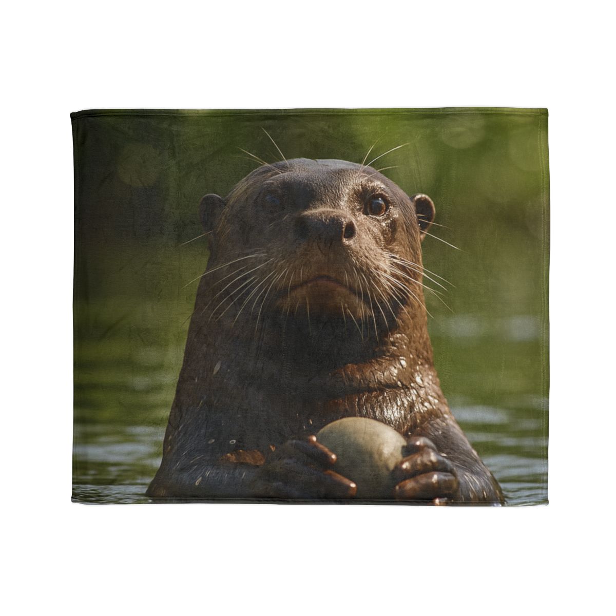 River Drift Giant Otter trendy patterned blankets