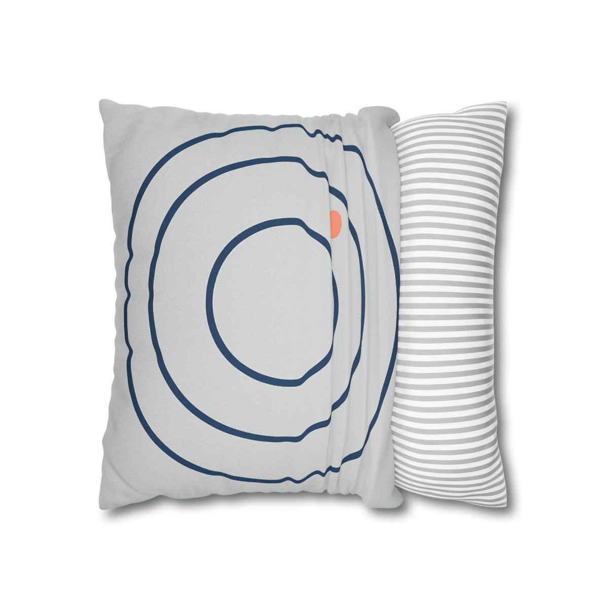 Three Calm Rings With Accent Dot trendy patterned pillow cases