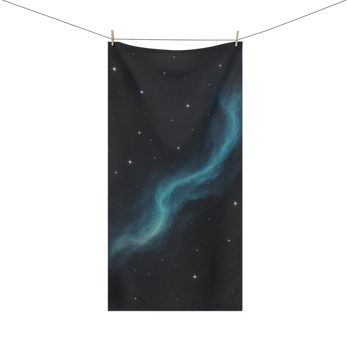 Luminous Nebula Tidal Flow decorative home towels