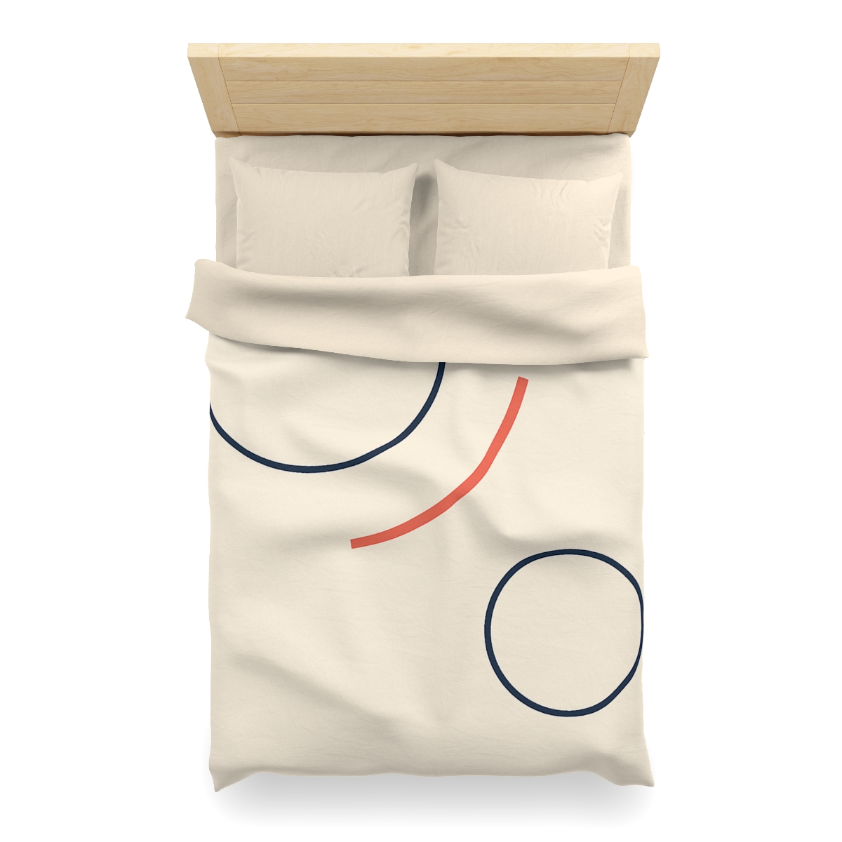 Orbit Gap Circle Pair unique patterned duvets