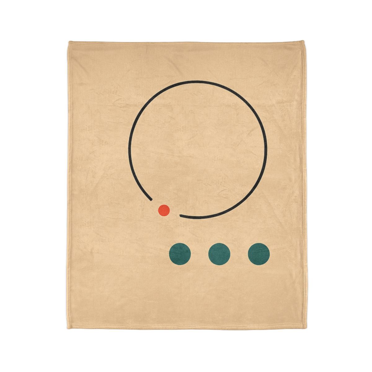 Broken Ring With Offset Triplet trendy patterned blankets