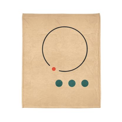 Broken Ring With Offset Triplet trendy patterned blankets