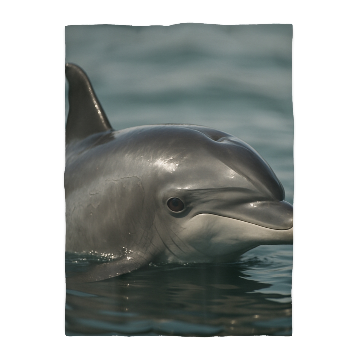 Mirror Calm Bottlenose Dolphin custom duvets