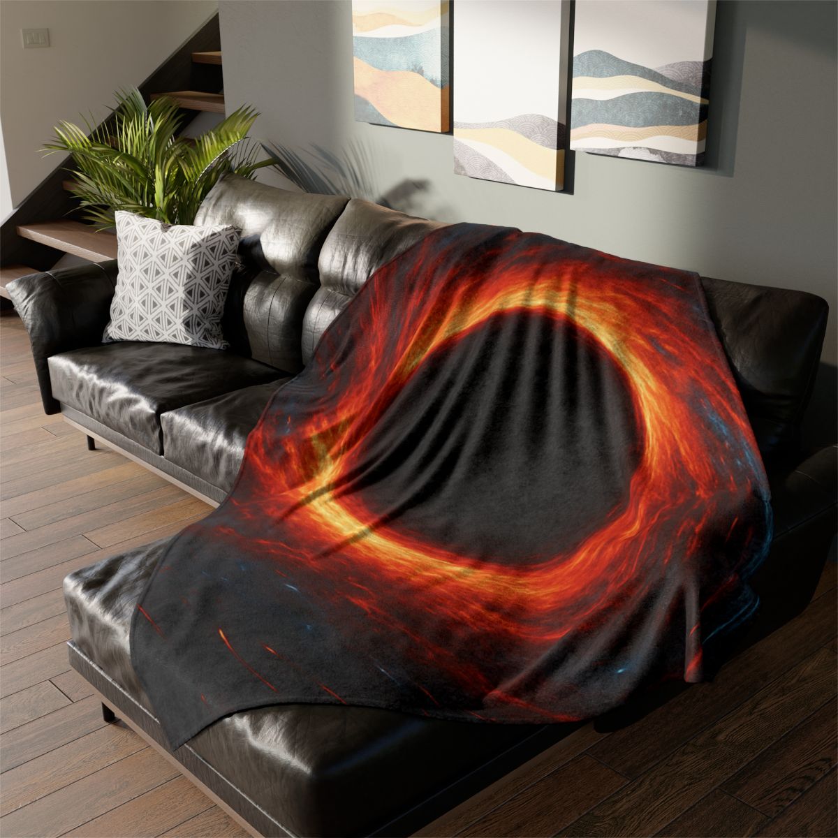 Event Horizon Shimmer trendy patterned blankets