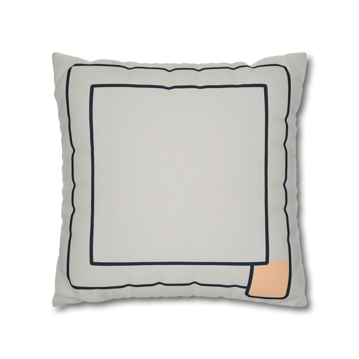 Nested Frame With Open Corner soft cotton pillow cases