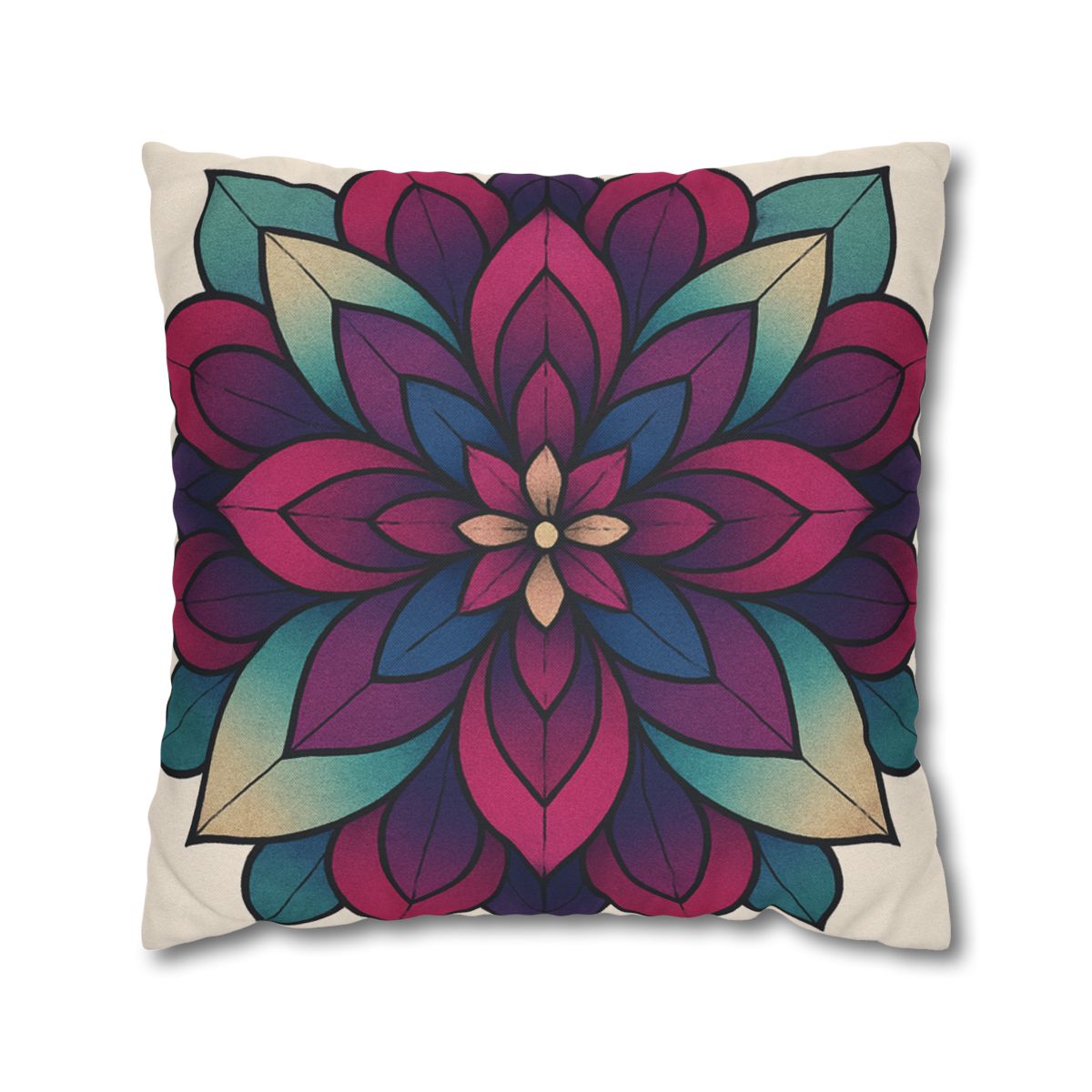 Petal Prism Overlap custom pillow cases