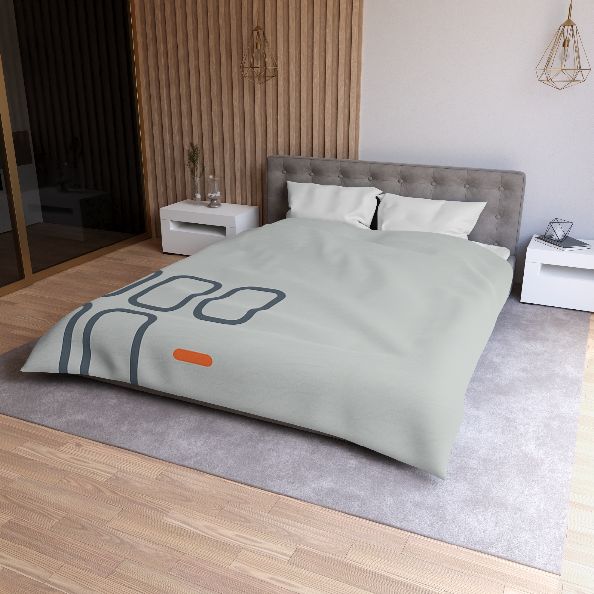 Staggered Low Grid With Missing Cell personalized bedding duvets