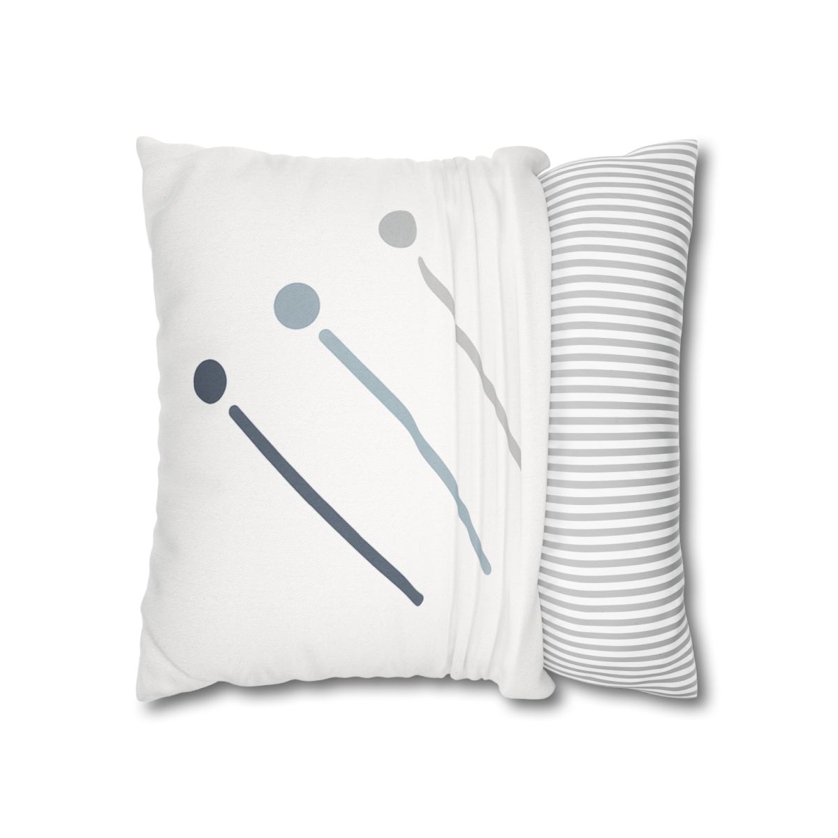 Parallel Comet Paths designer print pillow cases
