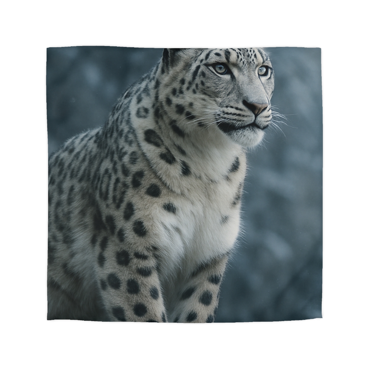 Crest Of Silence Snow Leopard custom duvets