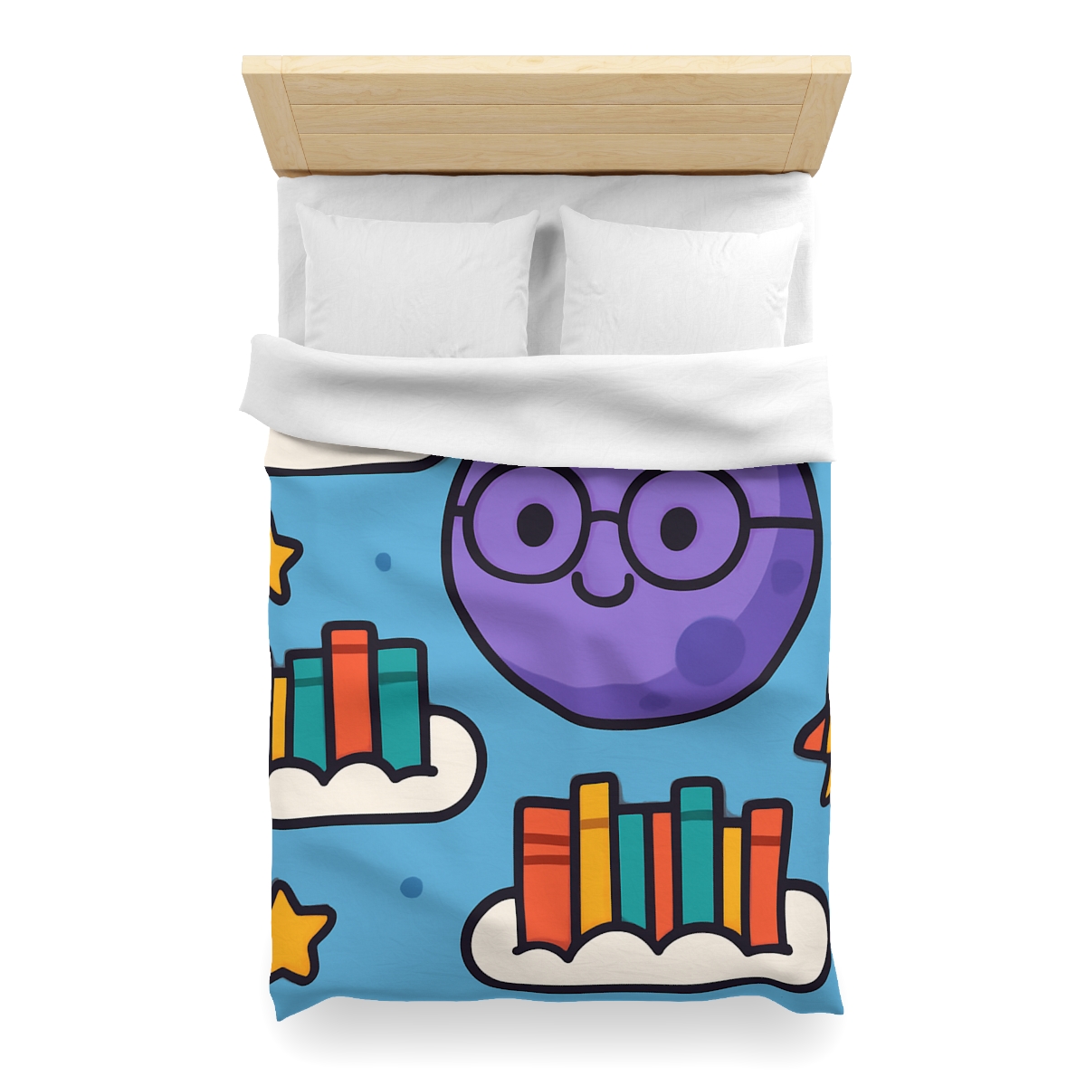 The Cloud Library Of Planet Puff soft comforter duvets