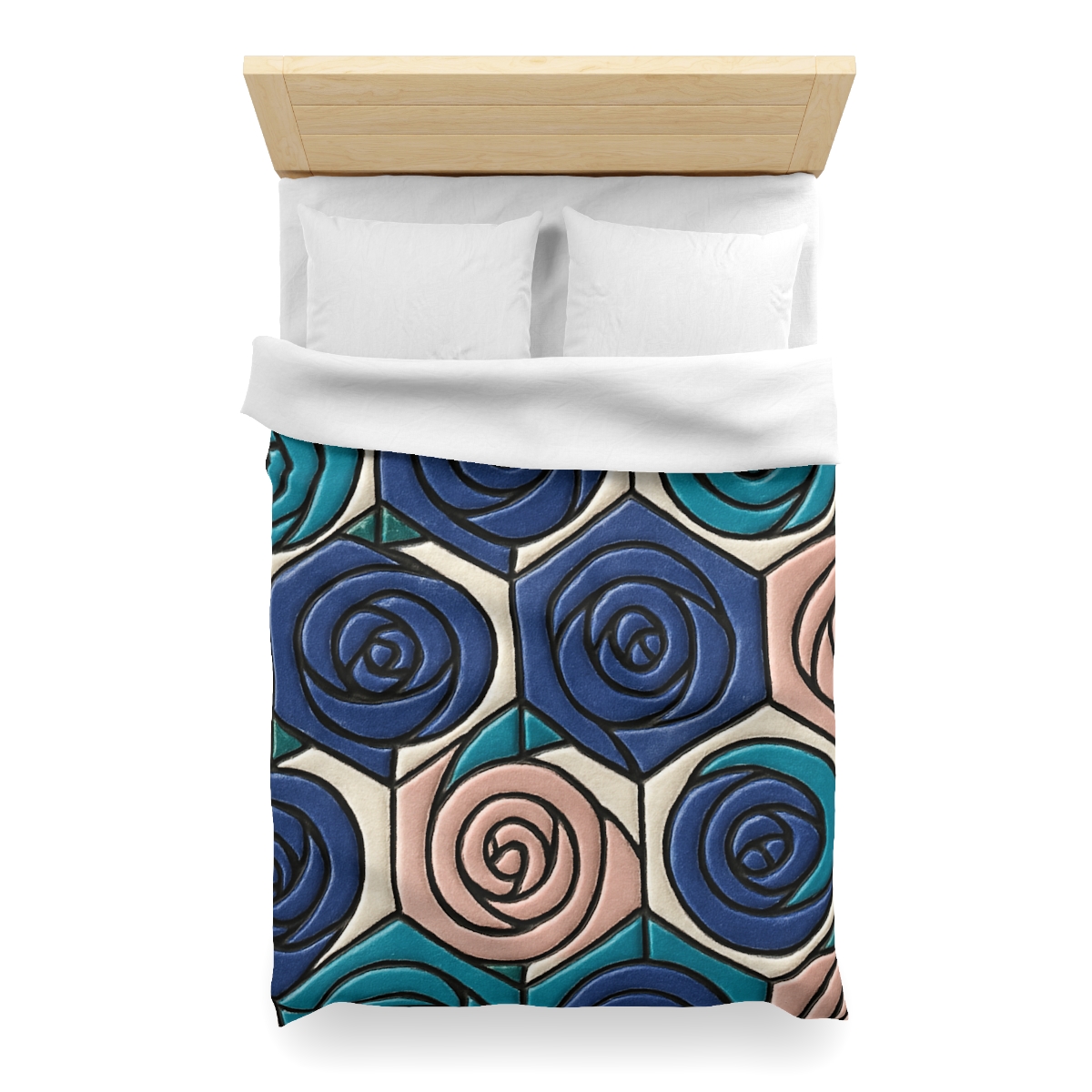 Bud Spiral Mosaic Tiles trendy bedroom duvets