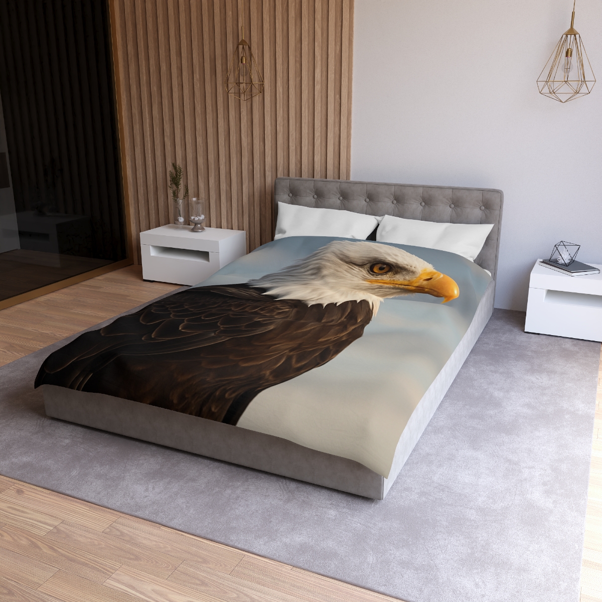Sky Sovereign Bald Eagle custom duvets
