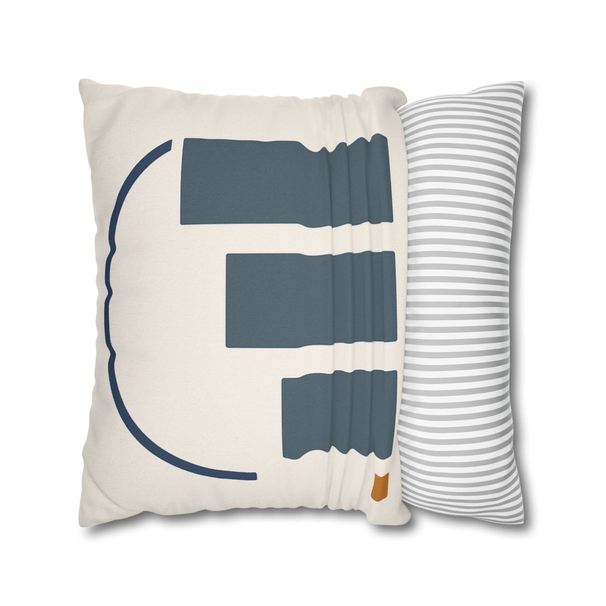 Three Bars With Hanging Arc soft cotton pillow cases