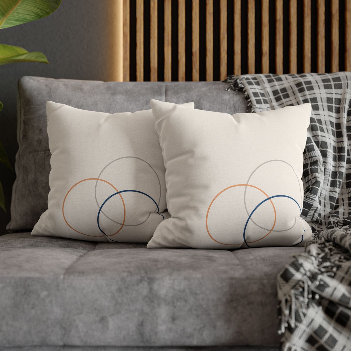 Orbiting Ring Triad trendy patterned pillow cases