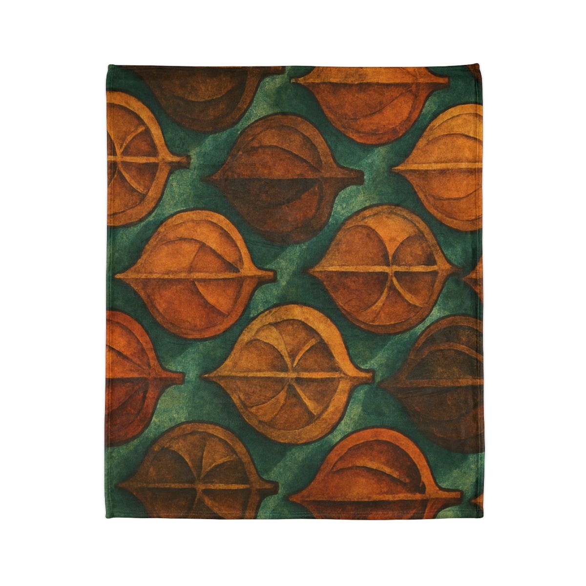 Seed Pod Cluster Mosaic custom blankets
