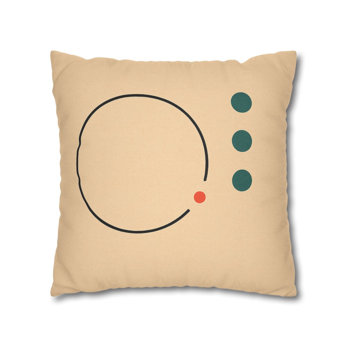 Broken Ring With Offset Triplet custom pillow cases