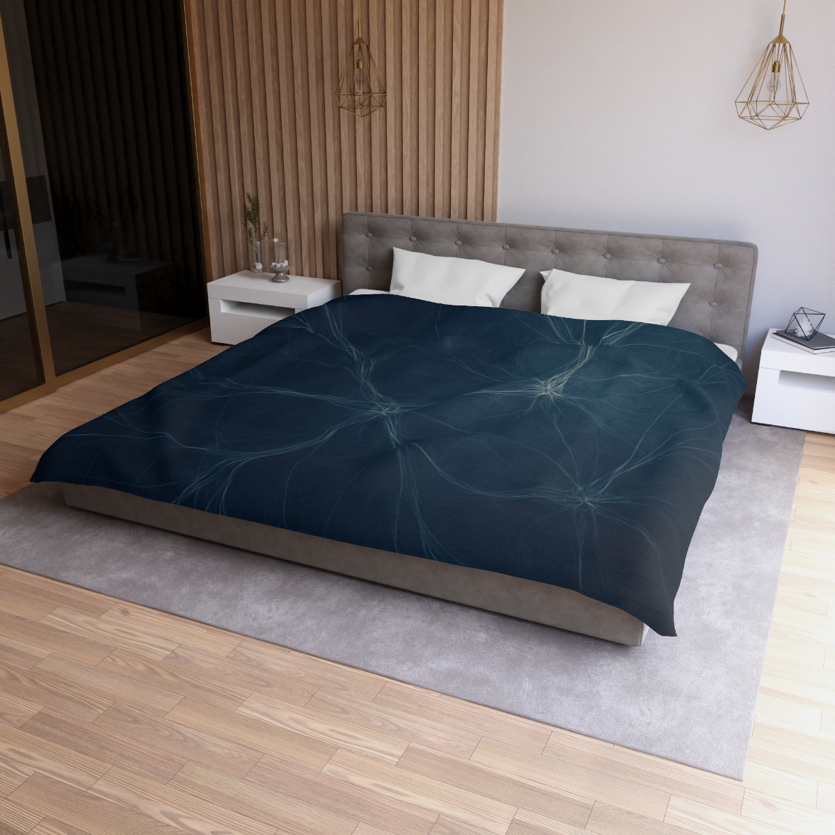 Dark Matter Filament Tapestry unique patterned duvets