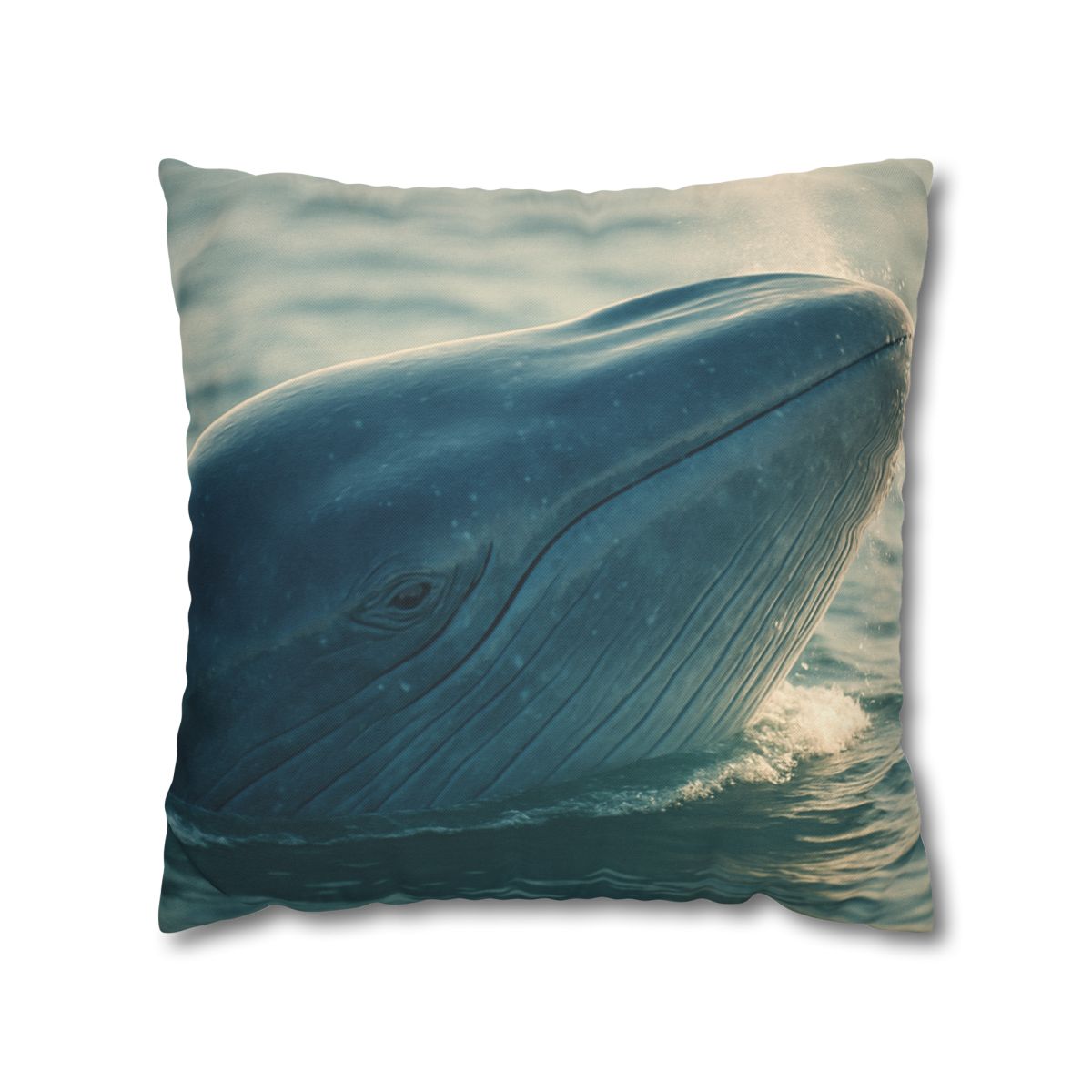 Ocean Song Blue Whale personalized pillow covers