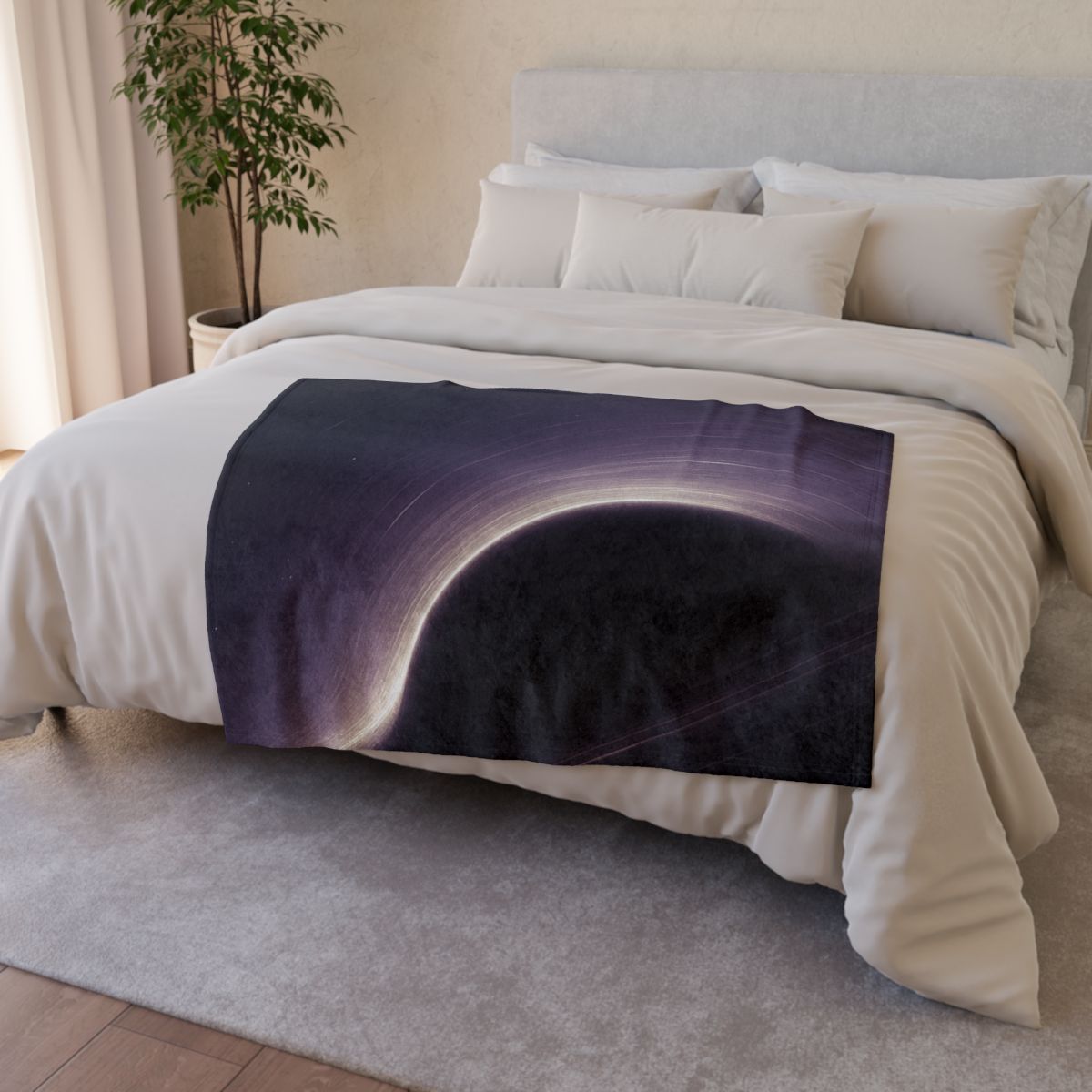 Gravity Well Horizon personalized cozy blankets