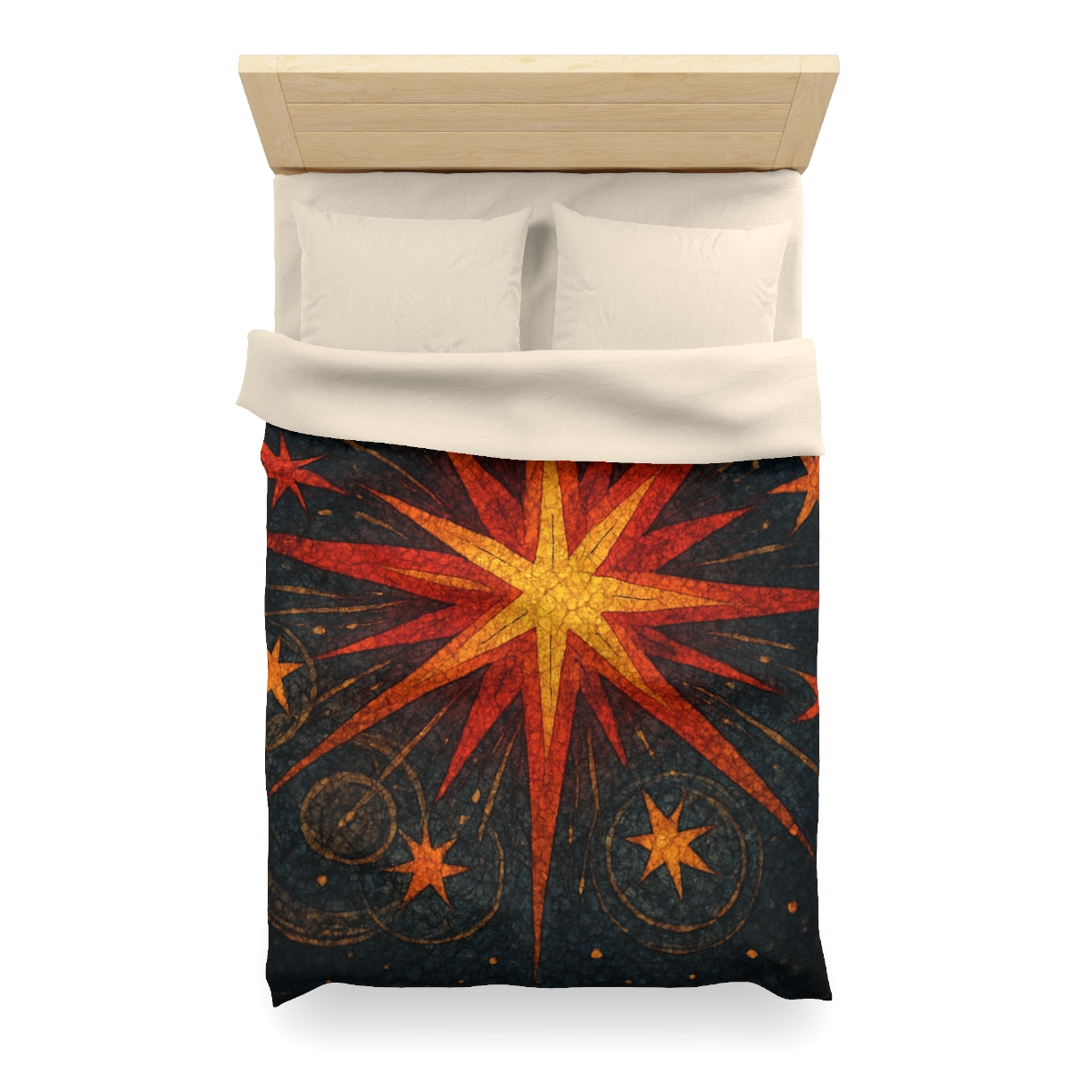 Starburst Cluster Mosaic designer printed duvets
