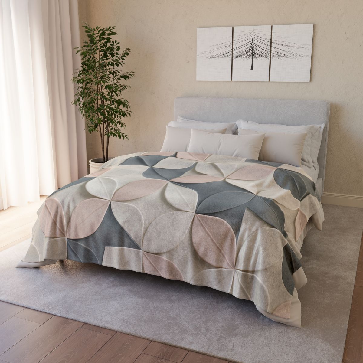Blossom Fold Tessellation warm winter blankets