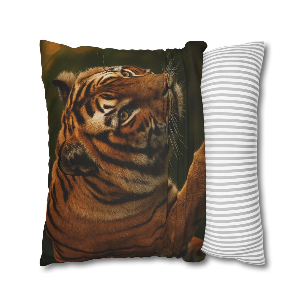 Forest Stalker Bengal Tiger custom pillow cases