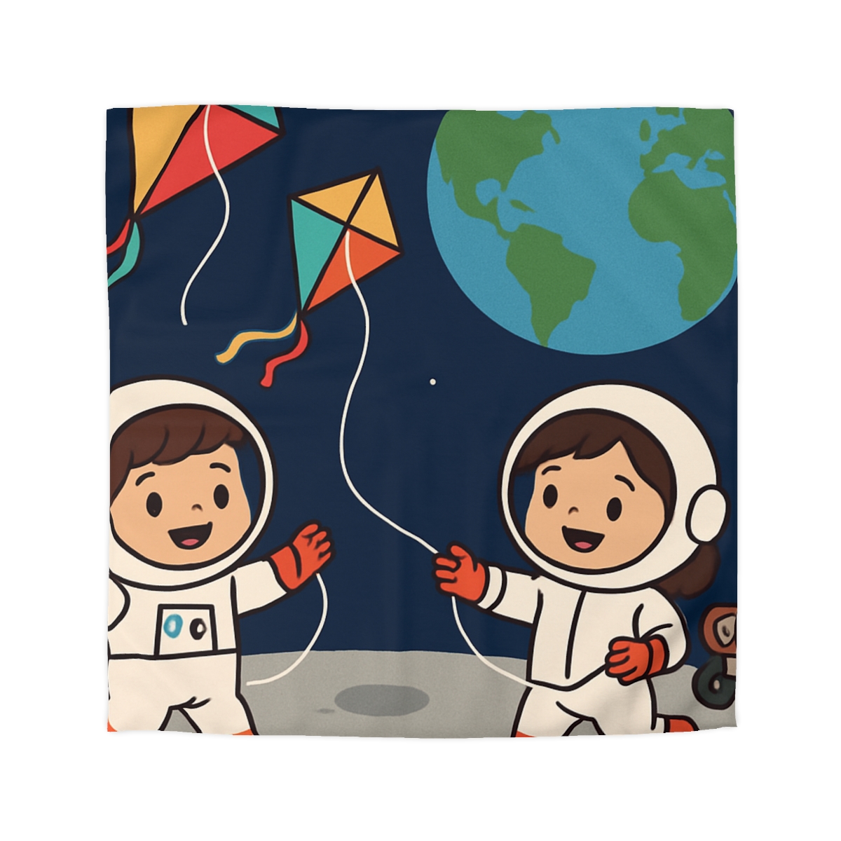 Kite Festival On The Moon custom duvets