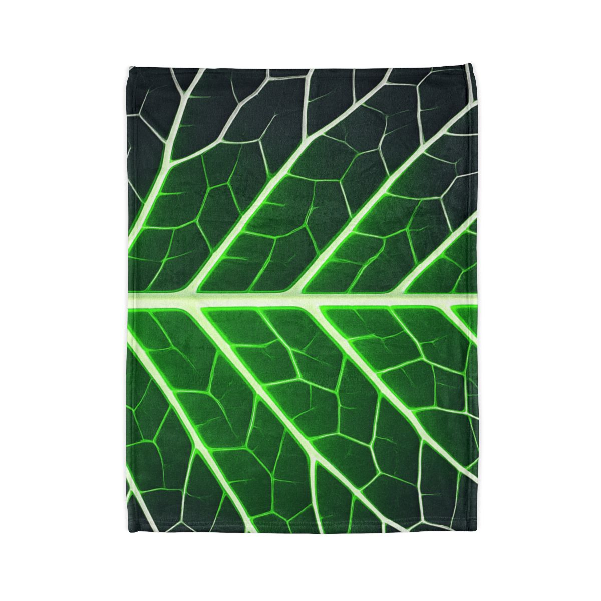 Fractaled Leaf Vein Web designer printed blankets