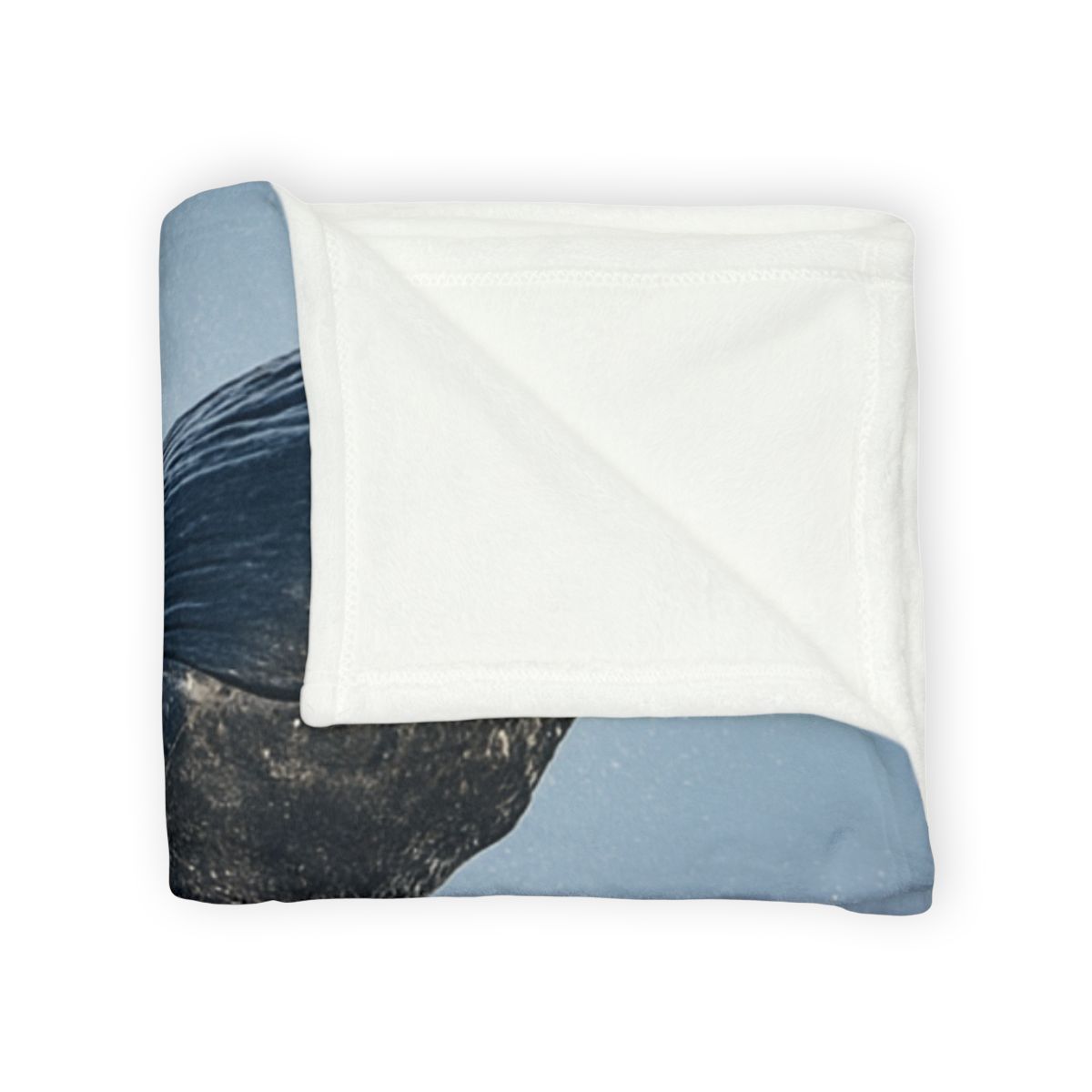 Humpback Whale Rising Calm custom blankets