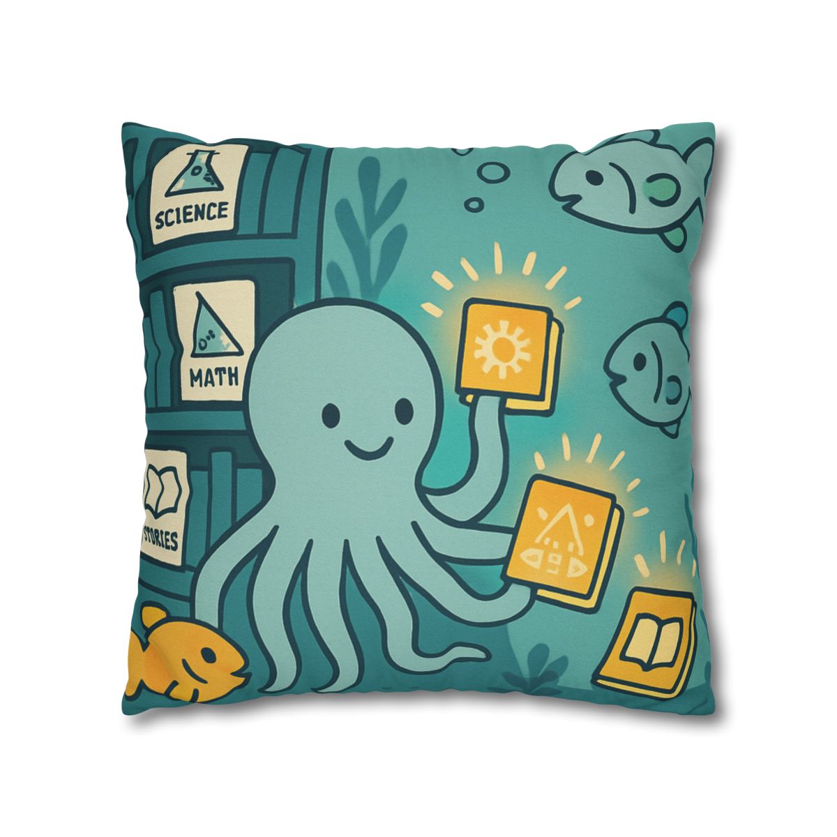 Underwater Library Of Light personalized pillow covers
