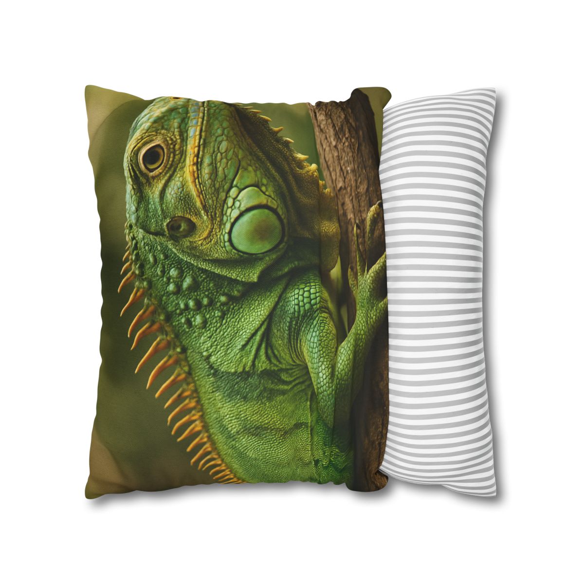 Emerald Drift Green Iguana unique gift pillow cases