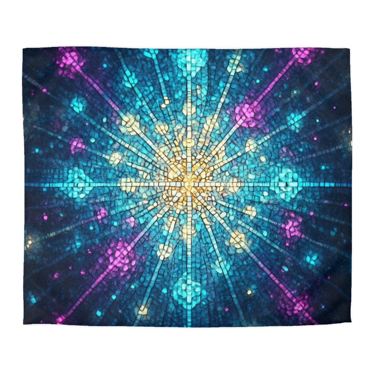Photon Burst Mosaic soft comforter duvets