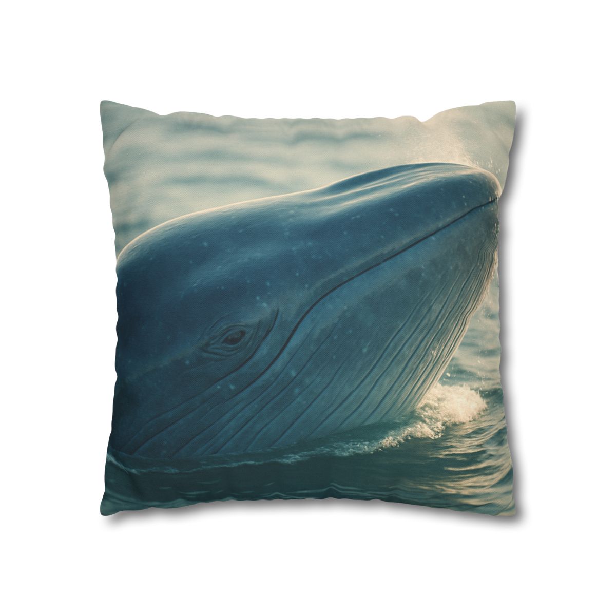 Ocean Song Blue Whale personalized pillow covers