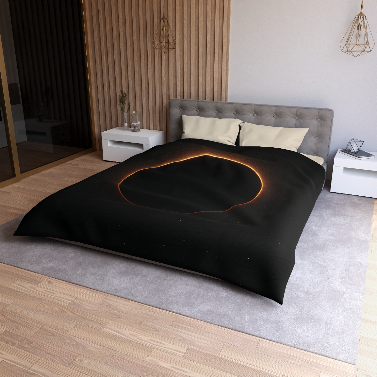 Event Horizon Ink Halo personalized bedding duvets