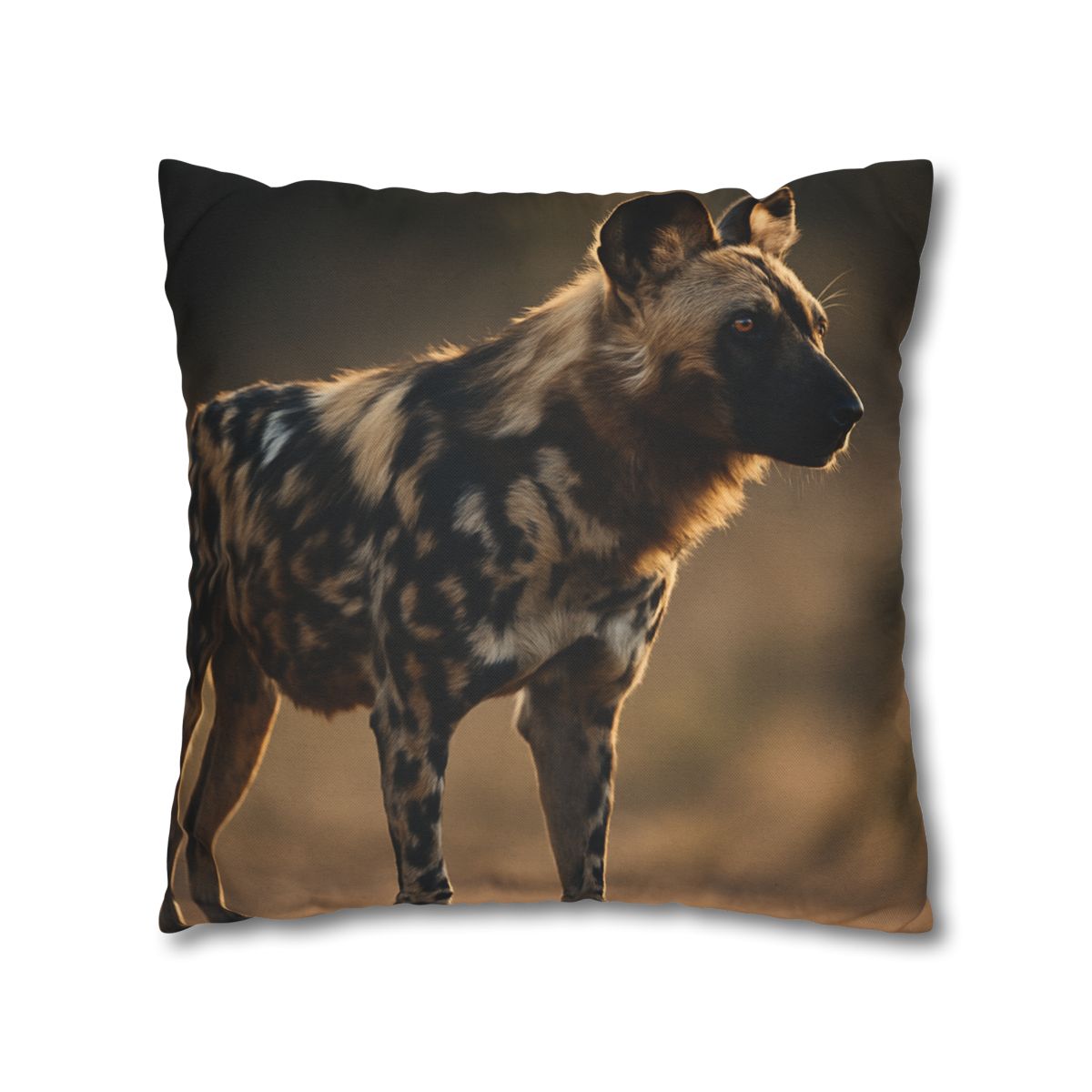 Ember Gaze African Wild Dog custom pillow cases