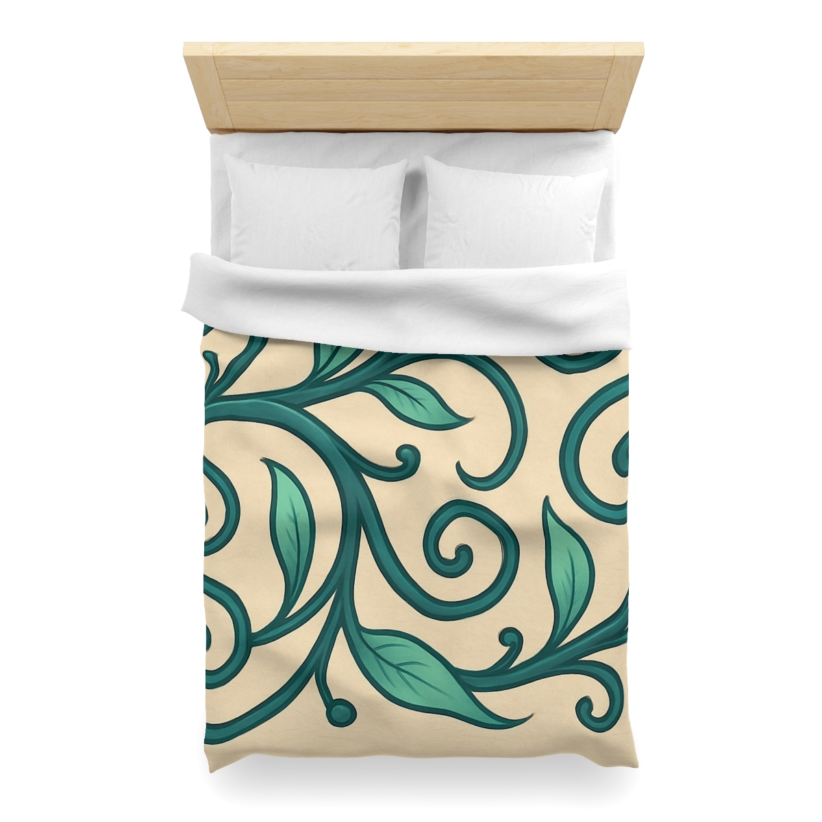 Curling Tendril Frieze personalized bedding duvets