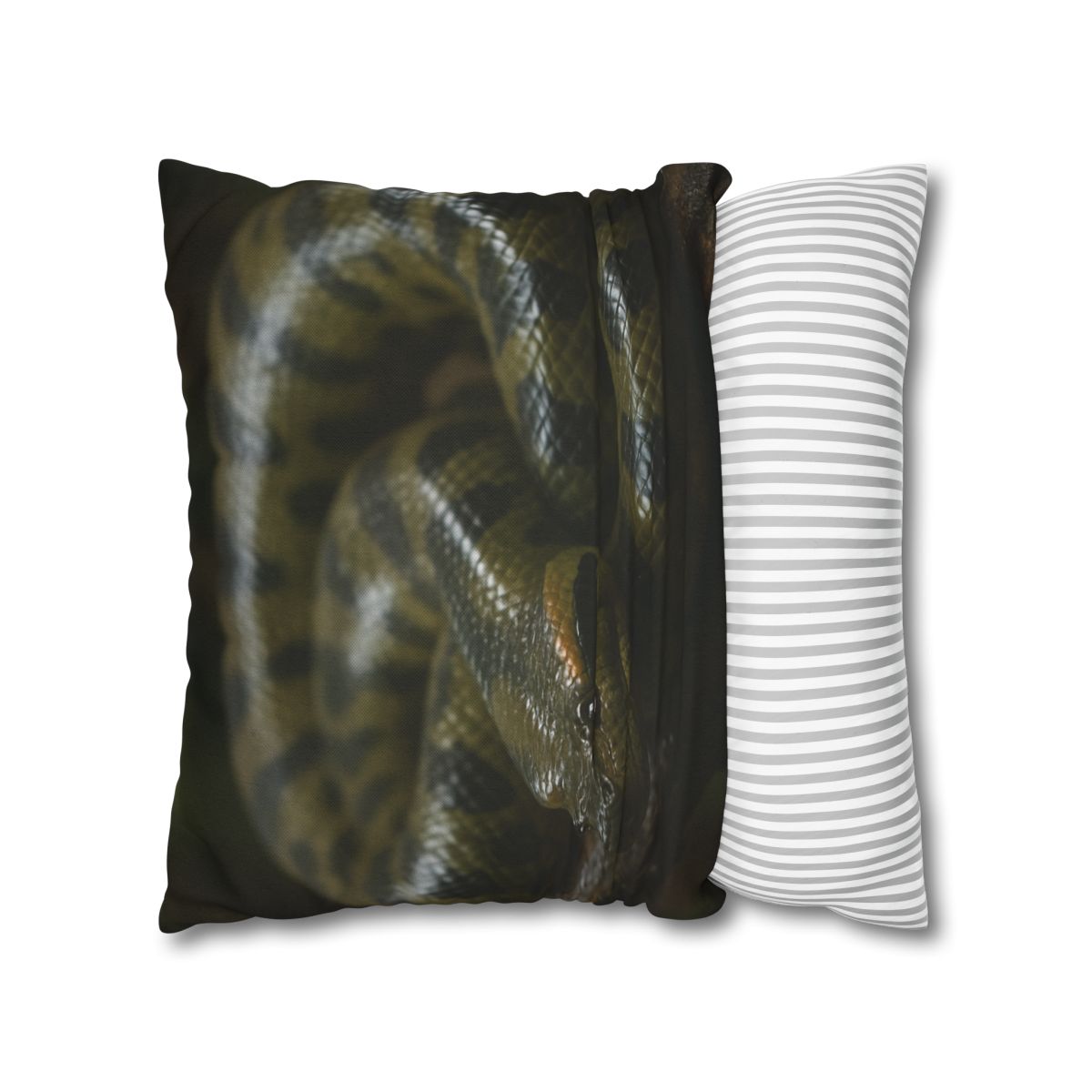 Shadow Coil Green Anaconda comfortable bedding pillow covers