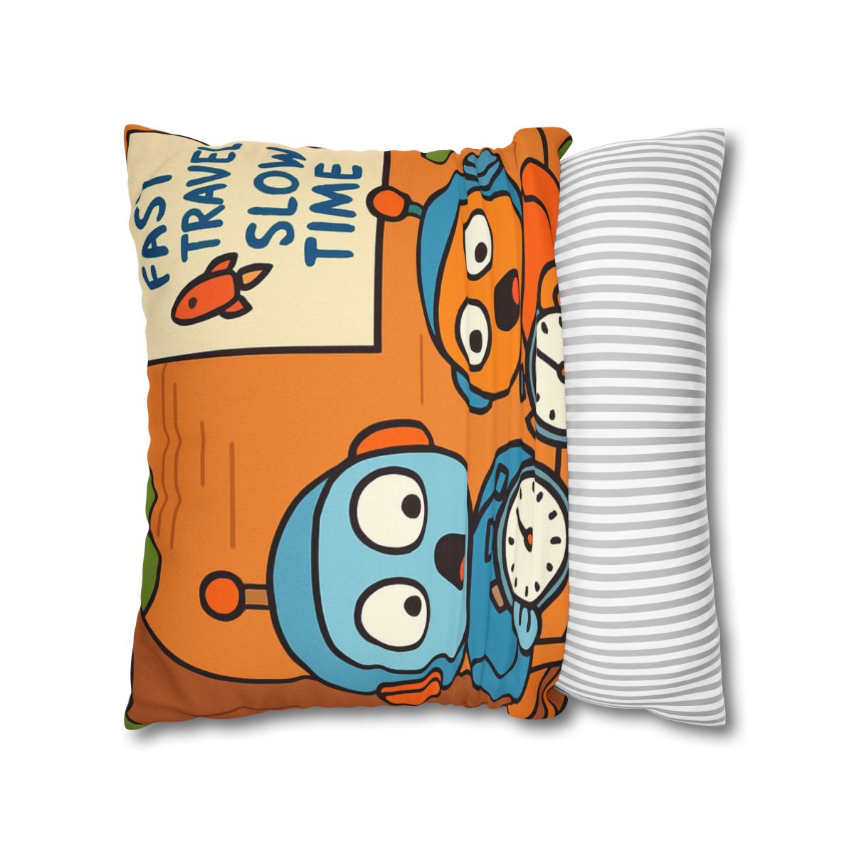 Time Dilation Treehouse Twins soft cotton pillow cases