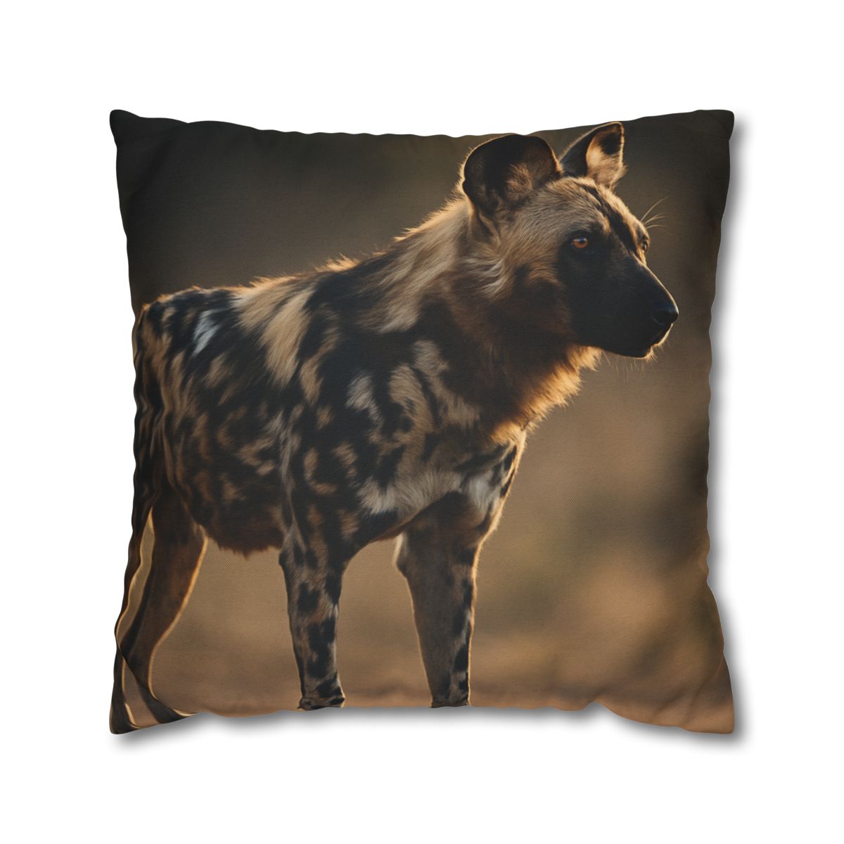 Ember Gaze African Wild Dog custom pillow cases
