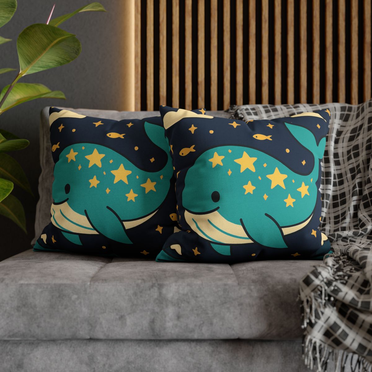 Starwhale Ocean Voyage unique gift pillow cases