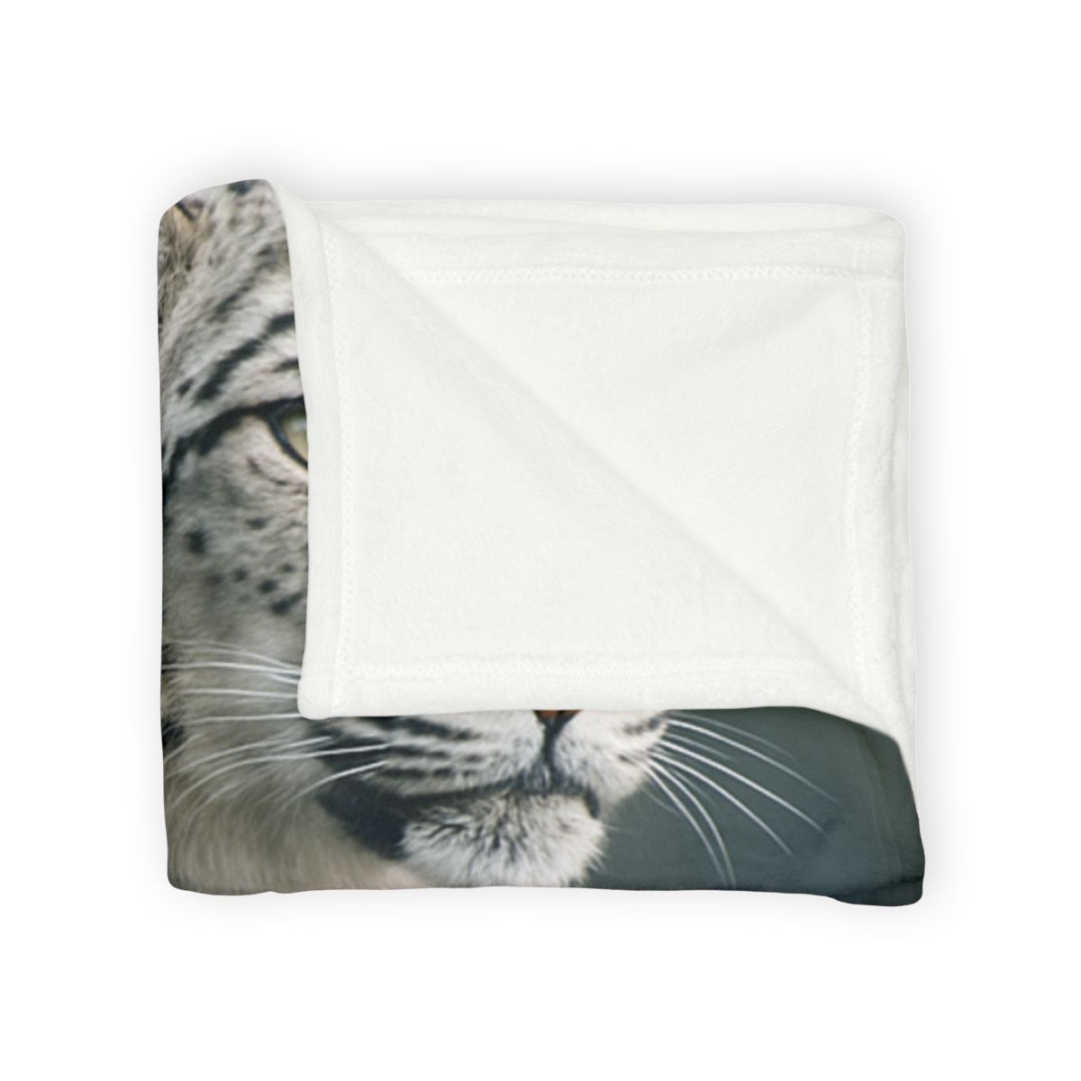 Mist Veil Snow Leopard trendy patterned blankets